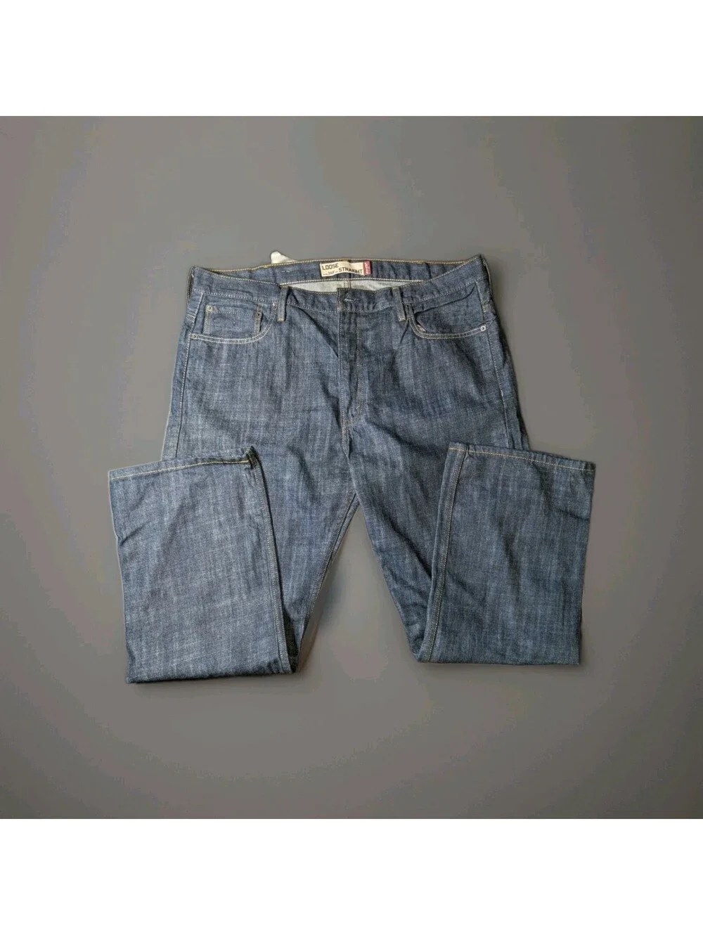 Levis 569 Loose Straight Jeans Dark Wash 40x30 NWT